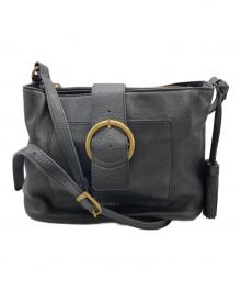 MACKINTOSH PHILOSOPHY（マッキントッシュ フィロソフィー）の古着「フリンジレザーショルダーバッグ」｜ブラック