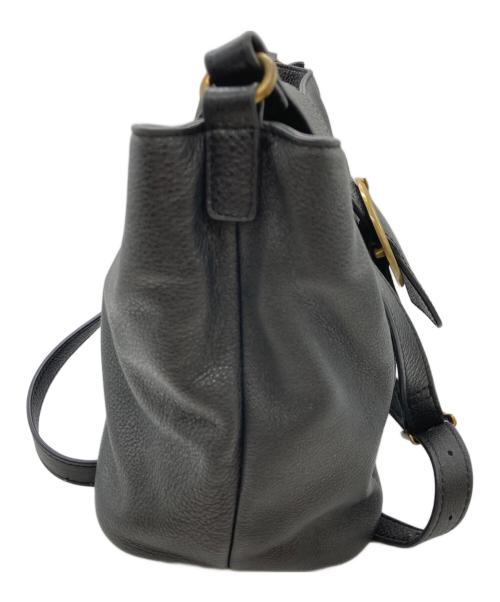 MACKINTOSH PHILOSOPHY（マッキントッシュ フィロソフィー）MACKINTOSH PHILOSOPHY (マッキントッシュ フィロソフィー) フリンジレザーショルダーバッグ ブラックの古着・服飾アイテム