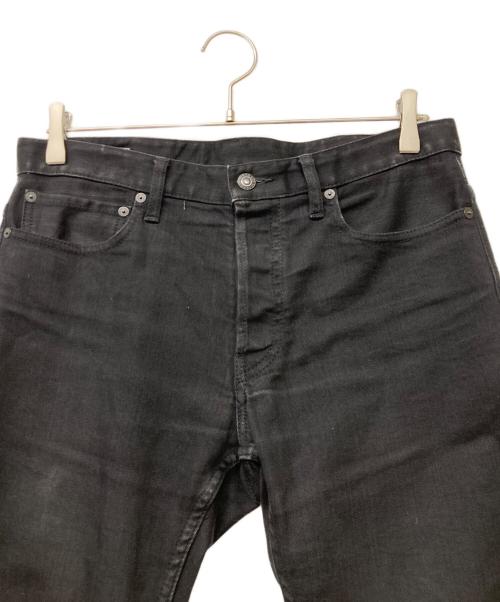 MINEDENIM（マインデニム）MINEDENIM (マインデニム) Slim STR 5pocket OWS(スリム　ストレッチ　ファイブポケット　ワンウォッシュ) ブラック サイズ:サイズ32の古着・服飾アイテム