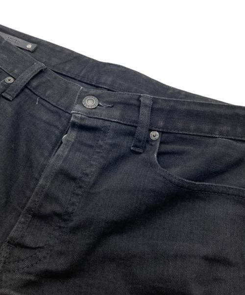 MINEDENIM（マインデニム）MINEDENIM (マインデニム) Slim STR 5pocket OWS(スリム　ストレッチ　ファイブポケット　ワンウォッシュ) ブラック サイズ:サイズ32の古着・服飾アイテム