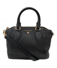MICHAEL KORS（マイケルコース）の古着「SIENNA サッチェルミディアム」｜ブラック