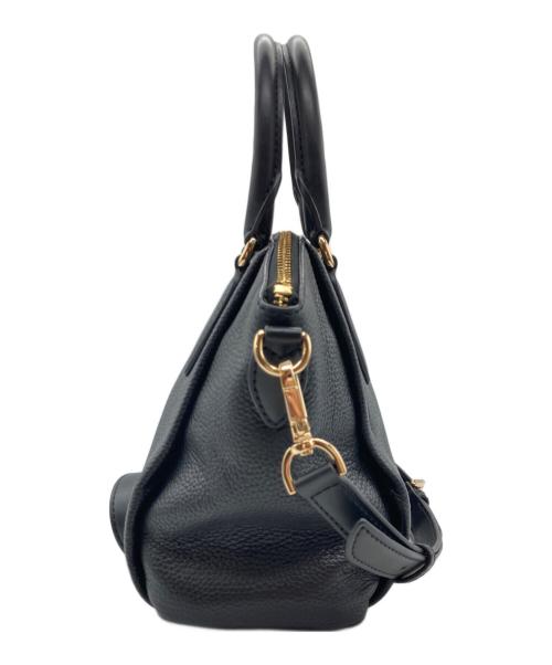 MICHAEL KORS（マイケルコース）MICHAEL KORS (マイケルコース) SIENNA サッチェルミディアム ブラックの古着・服飾アイテム