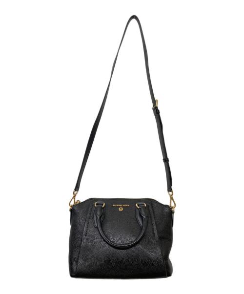 MICHAEL KORS（マイケルコース）MICHAEL KORS (マイケルコース) SIENNA サッチェルミディアム ブラックの古着・服飾アイテム