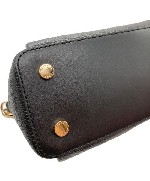 MICHAEL KORS（マイケルコース）MICHAEL KORS (マイケルコース) SIENNA サッチェルミディアム ブラックの古着・服飾アイテム