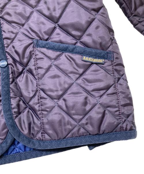 LAVENHAM（ラベンハム）LAVENHAM (ラベンハム) キルティングジャケット パープル サイズ:Mの古着・服飾アイテム