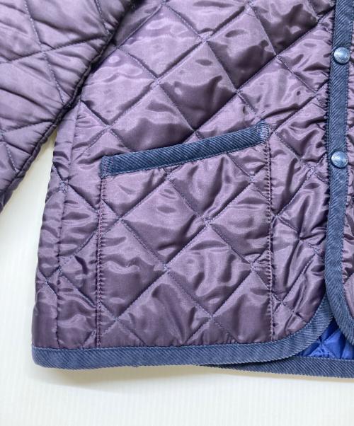 LAVENHAM（ラベンハム）LAVENHAM (ラベンハム) キルティングジャケット パープル サイズ:Mの古着・服飾アイテム