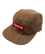 SUPREMEシュプリーム）の古着「15SS Stone Washed Canvas Camp Capイチゴーエスエス ストーン ウォッシュド キャンバス キャンプ キャップ」｜ブラウン