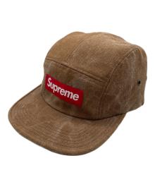 SUPREME（シュプリーム）の古着「15SS Stone Washed Canvas Camp Capイチゴーエスエス ストーン ウォッシュド キャンバス キャンプ キャップ」｜ブラウン