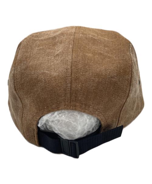 SUPREME（シュプリーム）SUPREME (シュプリーム) 15SS Stone Washed Canvas Camp Capイチゴーエスエス ストーン ウォッシュド キャンバス キャンプ キャップ ブラウンの古着・服飾アイテム