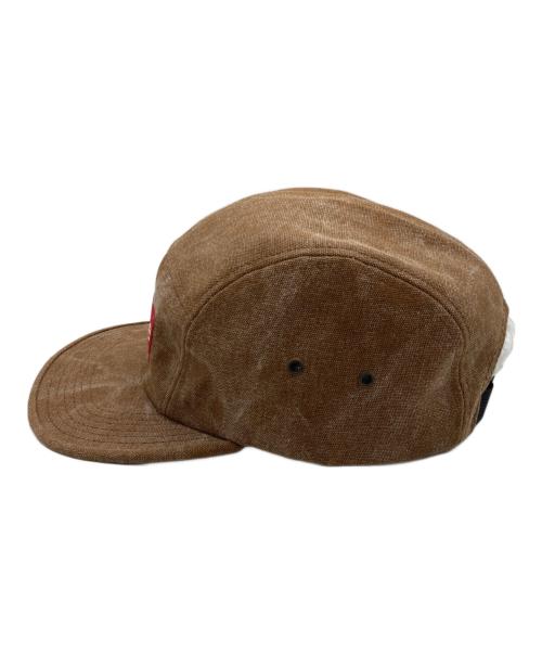 SUPREME（シュプリーム）SUPREME (シュプリーム) 15SS Stone Washed Canvas Camp Capイチゴーエスエス ストーン ウォッシュド キャンバス キャンプ キャップ ブラウンの古着・服飾アイテム