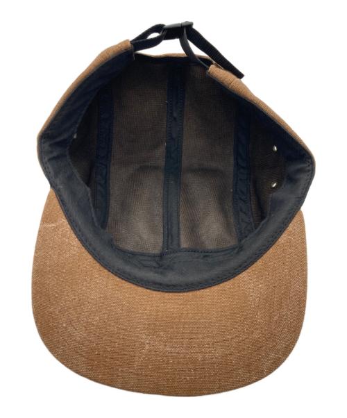 SUPREME（シュプリーム）SUPREME (シュプリーム) 15SS Stone Washed Canvas Camp Capイチゴーエスエス ストーン ウォッシュド キャンバス キャンプ キャップ ブラウンの古着・服飾アイテム