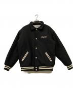 BACKERSバッカーズ）の古着「ALLEY CATSスタジャン」｜ブラック