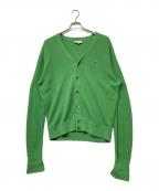 LACOSTE×BEAMSラコステ×ビームス）の古着「別注 コットンカーディガン」｜グリーン