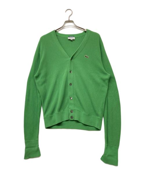 LACOSTE（ラコステ）LACOSTE (ラコステ) BEAMS (ビームス) 別注 コットンカーディガン グリーン サイズ:sizeSの古着・服飾アイテム