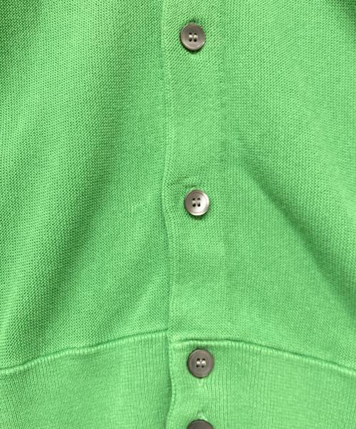 LACOSTE（ラコステ）LACOSTE (ラコステ) BEAMS (ビームス) 別注 コットンカーディガン グリーン サイズ:sizeSの古着・服飾アイテム