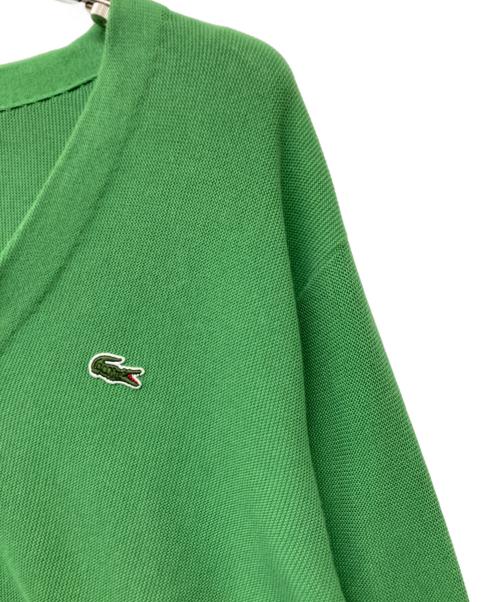 LACOSTE（ラコステ）LACOSTE (ラコステ) BEAMS (ビームス) 別注 コットンカーディガン グリーン サイズ:sizeSの古着・服飾アイテム
