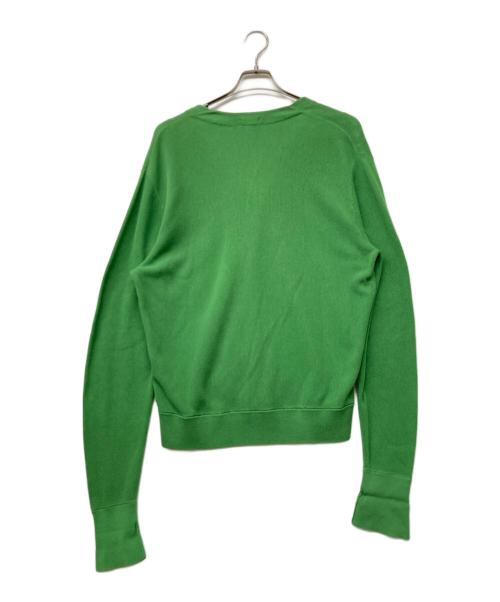 LACOSTE（ラコステ）LACOSTE (ラコステ) BEAMS (ビームス) 別注 コットンカーディガン グリーン サイズ:sizeSの古着・服飾アイテム