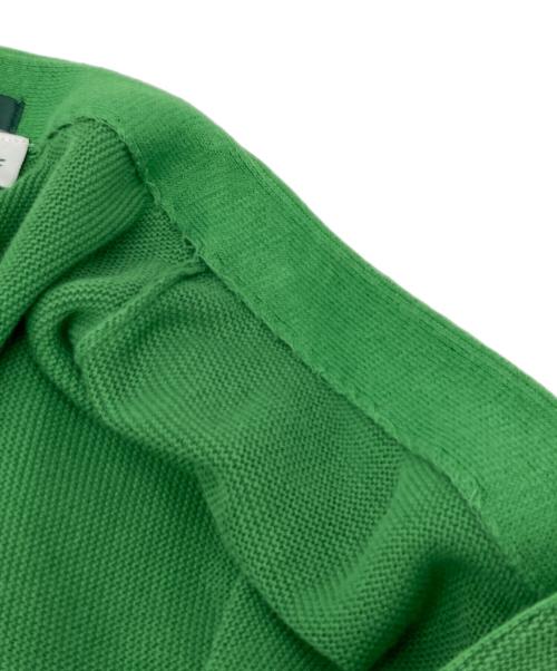 LACOSTE（ラコステ）LACOSTE (ラコステ) BEAMS (ビームス) 別注 コットンカーディガン グリーン サイズ:sizeSの古着・服飾アイテム