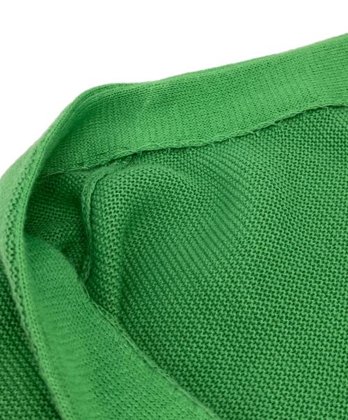LACOSTE（ラコステ）LACOSTE (ラコステ) BEAMS (ビームス) 別注 コットンカーディガン グリーン サイズ:sizeSの古着・服飾アイテム