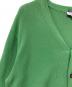中古・古着 LACOSTE (ラコステ) BEAMS (ビームス) 別注 コットンカーディガン グリーン サイズ:sizeS：5000円