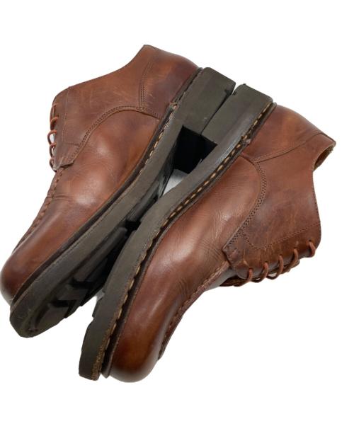PARABOOT（パラブーツ）PARABOOT (パラブーツ) CHAMBORD Uチップ レザーシューズ ブラウン サイズ:5　1/2Ｆの古着・服飾アイテム