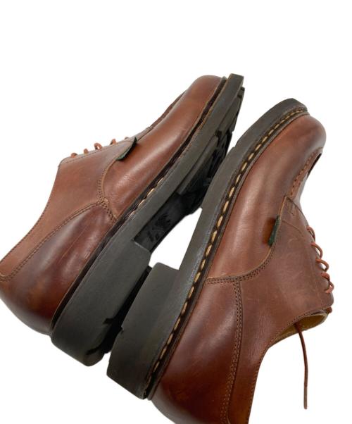 PARABOOT（パラブーツ）PARABOOT (パラブーツ) CHAMBORD Uチップ レザーシューズ ブラウン サイズ:5　1/2Ｆの古着・服飾アイテム