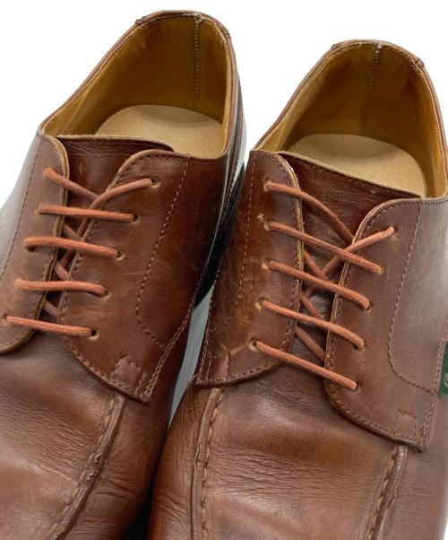 PARABOOT（パラブーツ）PARABOOT (パラブーツ) CHAMBORD Uチップ レザーシューズ ブラウン サイズ:5　1/2Ｆの古着・服飾アイテム
