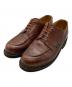PARABOOT（パラブーツ）の古着「CHAMBORD Uチップ レザーシューズ」｜ブラウン