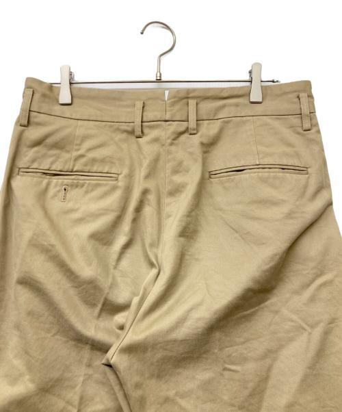 URU（ウル）URU (ウル) 2 TUCK WIDE PANTS(TYPE A)ツータック ワイド パンツ（タイプ エー） ブラウン サイズ:SIZE3の古着・服飾アイテム