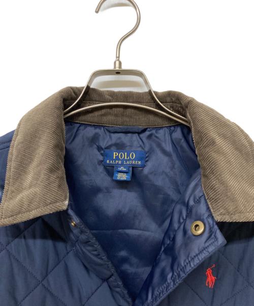 POLO RALPH LAUREN（ポロ・ラルフローレン）POLO RALPH LAUREN (ポロ・ラルフローレン) キルティングジャケット ネイビー サイズ:XL（18-20）の古着・服飾アイテム