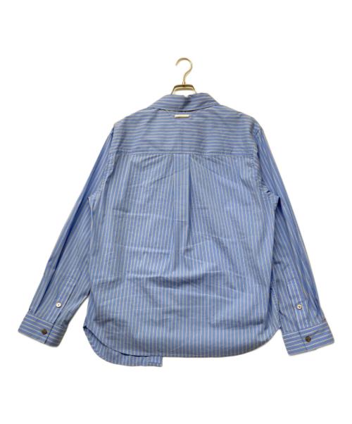 ANDERSSON BELL（アンダーソンベル）ANDERSSON BELL (アンダーソンベル) 26AW ASYMMETRIC LAYERED SHIRT(ニジュウロク エーダブリュー アシメトリック レイヤード シャツ) ブルー サイズ:SIZELの古着・服飾アイテム