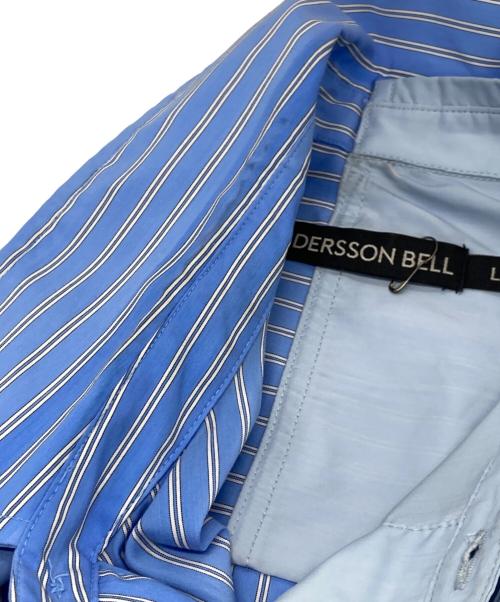 ANDERSSON BELL（アンダーソンベル）ANDERSSON BELL (アンダーソンベル) 26AW ASYMMETRIC LAYERED SHIRT(ニジュウロク エーダブリュー アシメトリック レイヤード シャツ) ブルー サイズ:SIZELの古着・服飾アイテム