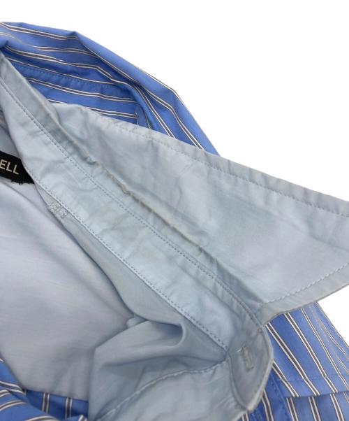 ANDERSSON BELL（アンダーソンベル）ANDERSSON BELL (アンダーソンベル) 26AW ASYMMETRIC LAYERED SHIRT(ニジュウロク エーダブリュー アシメトリック レイヤード シャツ) ブルー サイズ:SIZELの古着・服飾アイテム