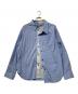 ANDERSSON BELL（アンダーソンベル）の古着「26AW ASYMMETRIC LAYERED SHIRT(ニジュウロク エーダブリュー アシメトリック レイヤード シャツ)」｜ブルー