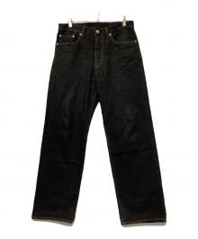 stussy×LEVI'S（ステューシー×リーバイス）の古着「Crispy Rinse Jean "Black/Brown"(クリスピー リンス ジーン “ブラック/ブラウン)」｜ブラック
