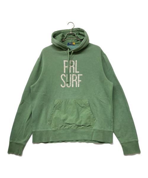POLO RALPH LAUREN（ポロ・ラルフローレン）POLO RALPH LAUREN (ポロ・ラルフローレン) PRL SURF FLEECE HOODIE(ーアールエル サーフ フリース フーディ) グリーン サイズ:SIZELの古着・服飾アイテム