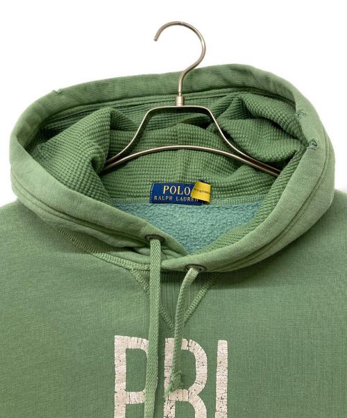 POLO RALPH LAUREN（ポロ・ラルフローレン）POLO RALPH LAUREN (ポロ・ラルフローレン) PRL SURF FLEECE HOODIE(ーアールエル サーフ フリース フーディ) グリーン サイズ:SIZELの古着・服飾アイテム