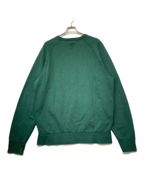 POLO RALPH LAUREN（ポロ・ラルフローレン）POLO RALPH LAUREN (ポロ・ラルフローレン) QRタグ LSCNM1-LONG SLEEVE KNIT(キューアールタグ エルエスシーエヌエムワン ロング スリーブ ニット) グリーン サイズ:SIZELの古着・服飾アイテム