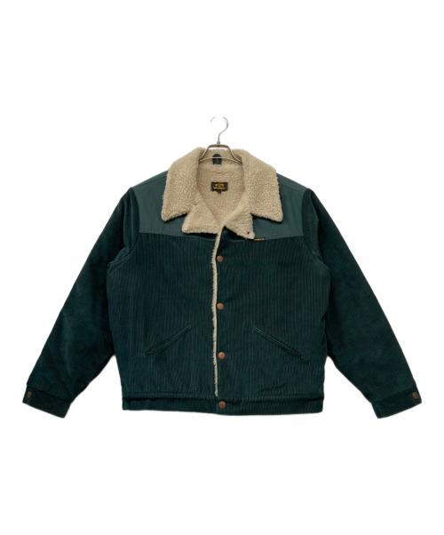 Wrangler（ラングラー）Wrangler (ラングラー) Billabong (ビラボン) RANGE CORD SHERPA JA ジャケット グリーン サイズ:ＸＬの古着・服飾アイテム
