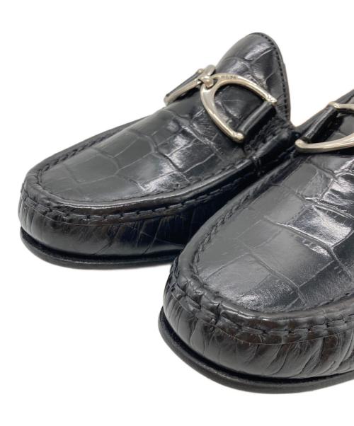 RALPH LAUREN（ラルフローレン）RALPH LAUREN (ラルフローレン) ビットローファー ブラック サイズ:SIZE 7の古着・服飾アイテム