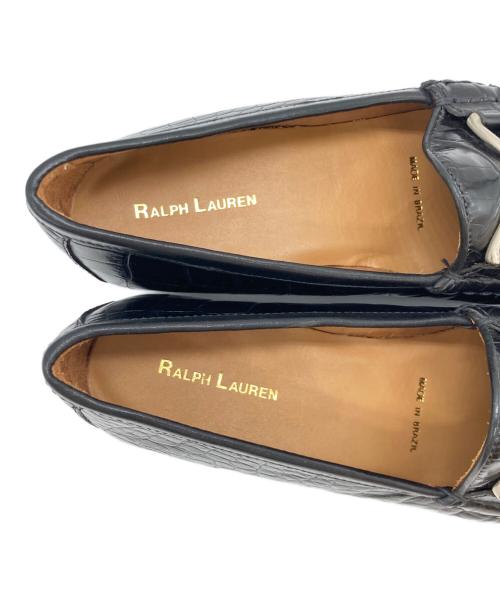 RALPH LAUREN（ラルフローレン）RALPH LAUREN (ラルフローレン) ビットローファー ブラック サイズ:SIZE 7の古着・服飾アイテム