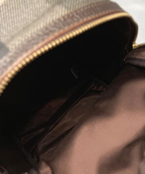 BLUE LABEL CRESTBRIDGE（ブルーレーベルクレストブリッジ）BLUE LABEL CRESTBRIDGE (ブルーレーベルクレストブリッジ) ミニリュック ブラウンの古着・服飾アイテム