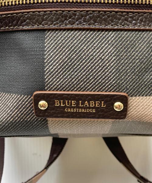 BLUE LABEL CRESTBRIDGE（ブルーレーベルクレストブリッジ）BLUE LABEL CRESTBRIDGE (ブルーレーベルクレストブリッジ) ミニリュック ブラウンの古着・服飾アイテム