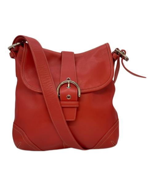 COACH（コーチ）COACH (コーチ) ソーホー クロスボディ ショルダーバッグ レッドの古着・服飾アイテム