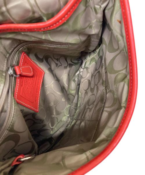 COACH（コーチ）COACH (コーチ) ソーホー クロスボディ ショルダーバッグ レッドの古着・服飾アイテム