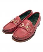 GUCCIグッチ）の古着「ホースビット1921ローファー」｜ワインレッド