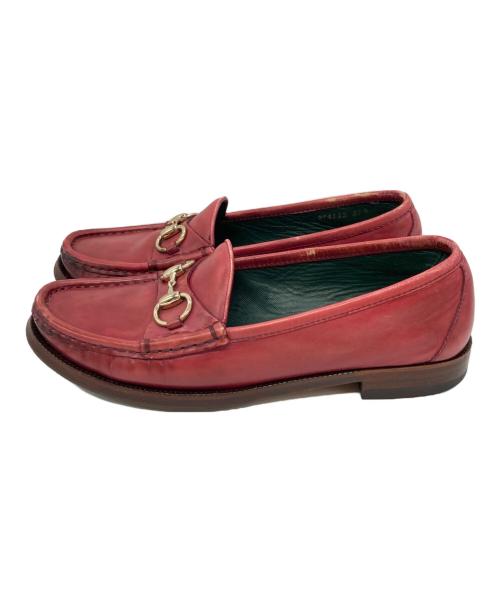 GUCCI（グッチ）GUCCI (グッチ) ホースビット1921ローファー ワインレッド サイズ:SIZE37　1/2の古着・服飾アイテム