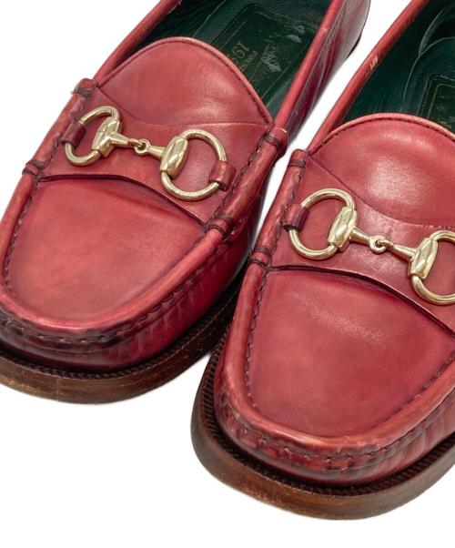 GUCCI（グッチ）GUCCI (グッチ) ホースビット1921ローファー ワインレッド サイズ:SIZE37　1/2の古着・服飾アイテム