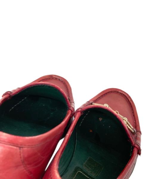 GUCCI（グッチ）GUCCI (グッチ) ホースビット1921ローファー ワインレッド サイズ:SIZE37　1/2の古着・服飾アイテム
