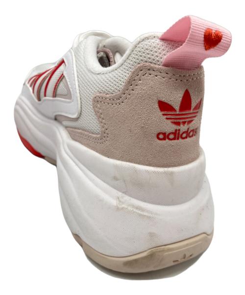 adidas（アディダス）adidas (アディダス) Ozgaia ホワイト×レッド サイズ:SIZE26.5㎝の古着・服飾アイテム